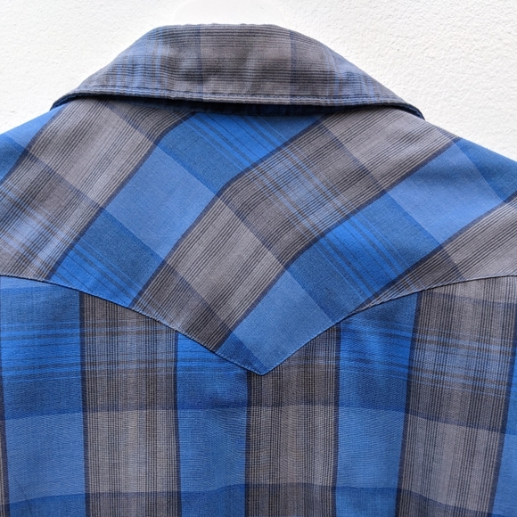 Men's Classic Western Wear Snap Down Front Size 16 1/2 Excellent Condition - Picture 7 of 7